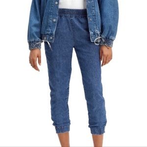 LEVI’S Denim cropped joggers
